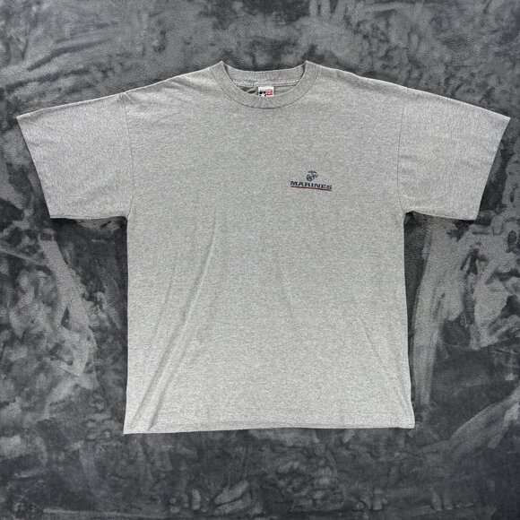 Marines Single Stitch T Shirt Men XL "The Change Is Forever" Made in USA Army - Picture 1 of 9
